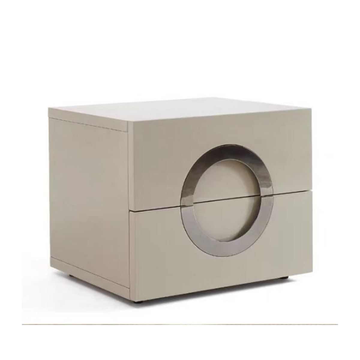 Circle Cutout Nightstand
